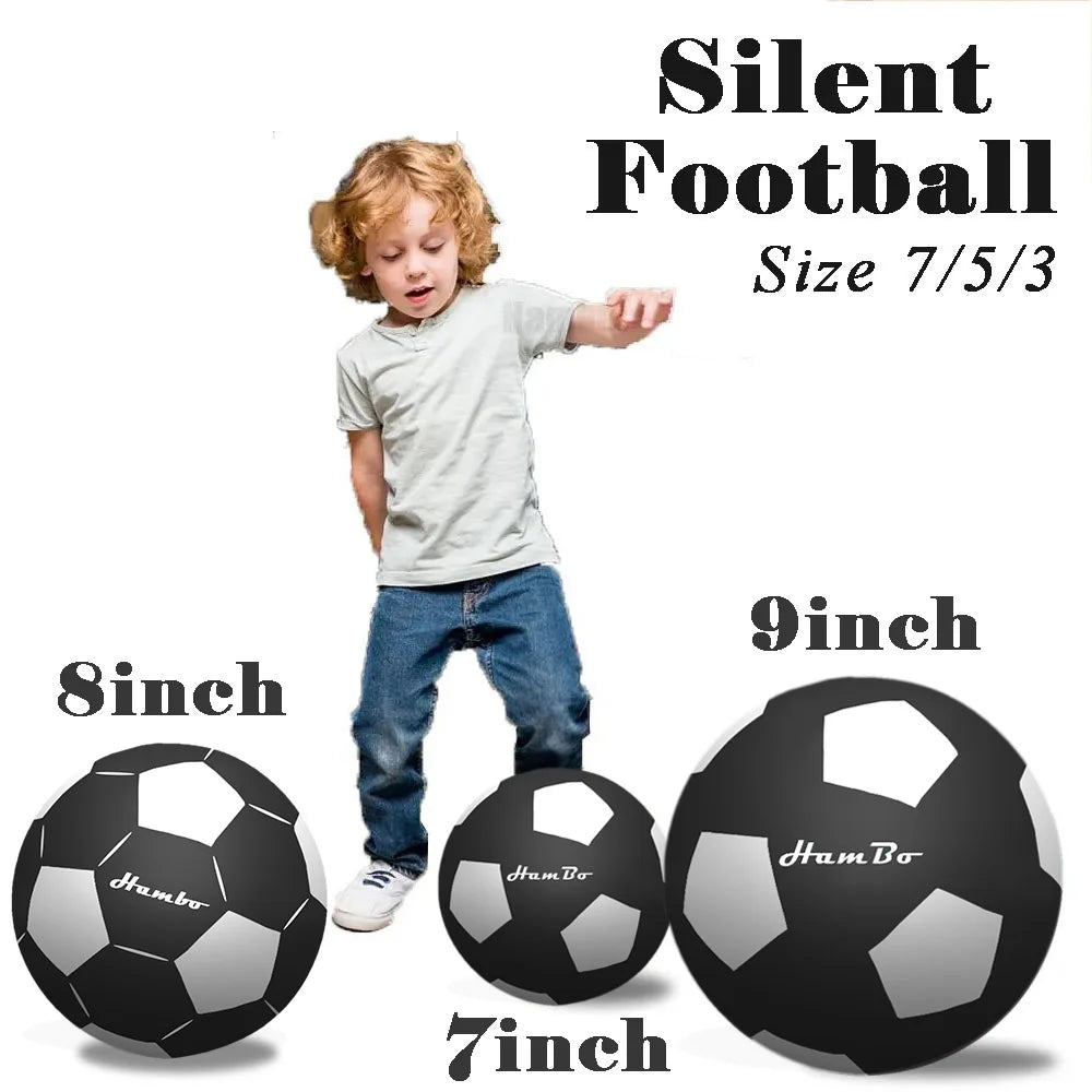 Silent Football Ball Dia.7/8/9Inch Indoor Silent Foam Soccer Ball Mute Bouncing Ball Silent Basketball Children Silent Ball Gift